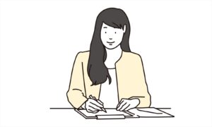 ノートに書く